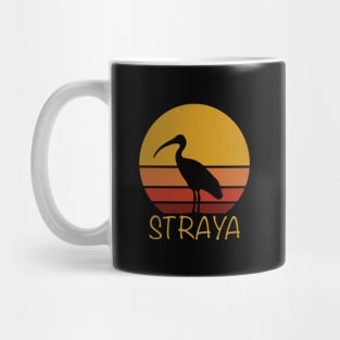 Straya Retro Vintage Sunset Bin Chicken Mug